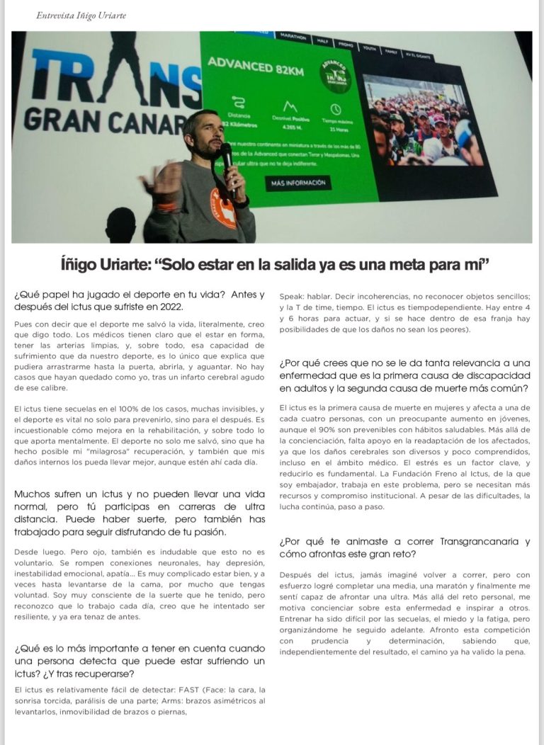 Revista del corredor Transgrancanaria 